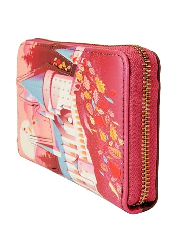 Loungefly Harry Potter Hogwarts Fall Zip Around Wallet | Harry Potter Wallets Standard