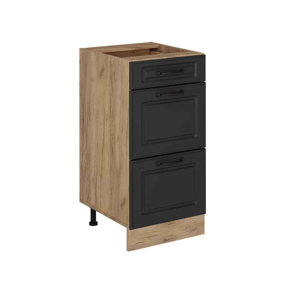 Vicco Kitchen base cabinet Raul, Anthracite Shaker Style, 40 cm — image 1