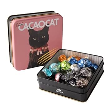 Amazon.co.jp: カカオキャット I LOVE CACAOCAT缶 8個入り