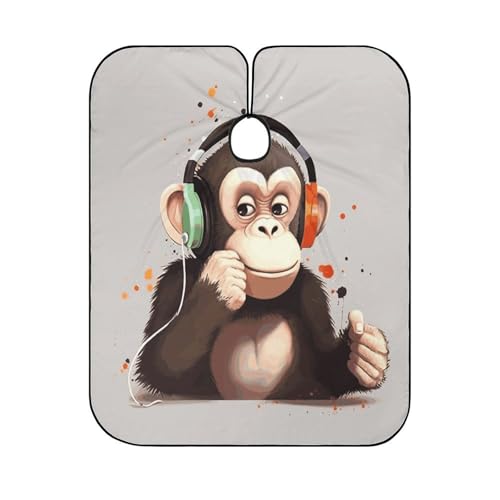 Capa de corte Music Monkey para adultos unisex miniatura 6
