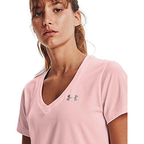 Image of Under Armour Womens Tech V-Neck Short-Sleeve T-Shirt