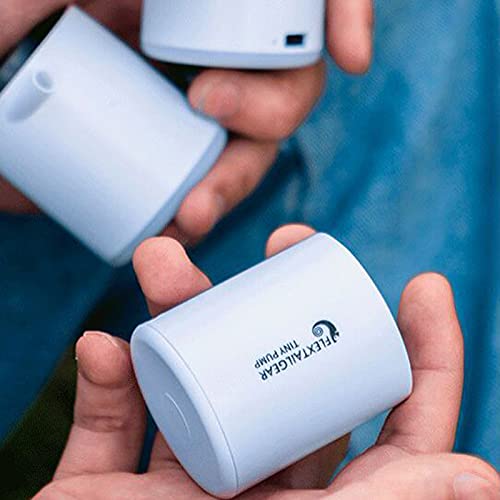 YIJU Bomba de ar elétrica portátil 1300mah Bateria recarregável USB Inflator/deflator Mini bomba par