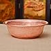 oiakus Hand-Hammered Copper Basin, 5/6/7L Capacity Pedicure Copper Bowls, Portable Pedicure Bowl for Feet, for Face Washing, Foot Bath, Wedding Celebrations