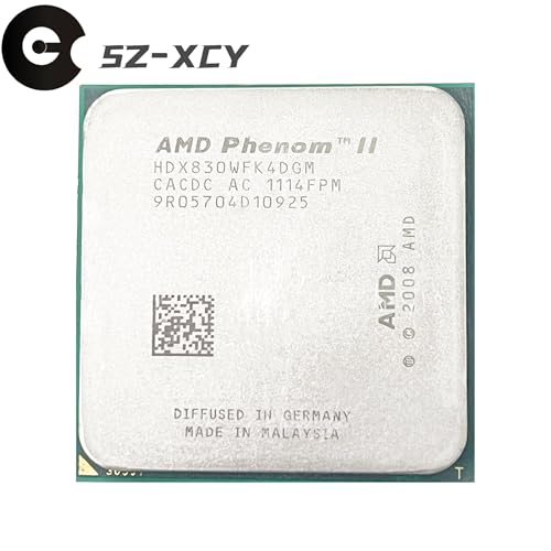 Processeur Phenom II X4 830 HDX830WFK4DGM Quad-Core 2.8 GHz Socket AM3 CPU PC