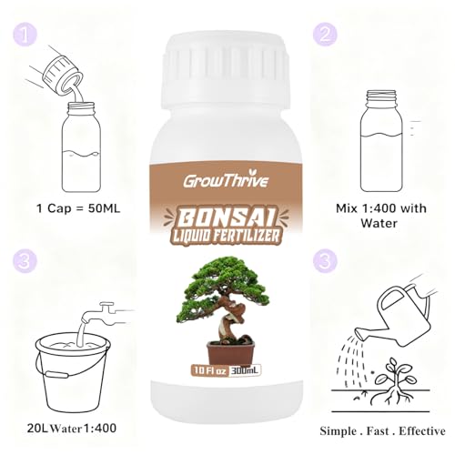 Fertilizante Líquido para Bonsái 300 ml Concentrado Orgánico miniatura 5