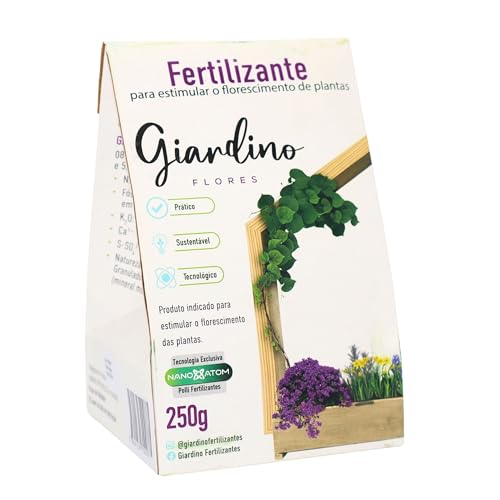 Adubo Fertilizante Giardino Flores 250g - Nutrição para Flores, E...