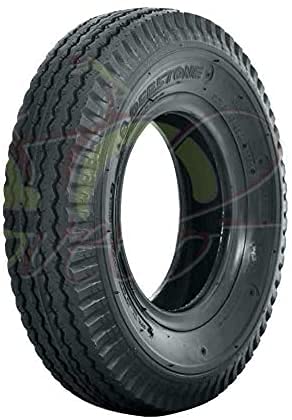 Deestone - Neumático 4.80-8 reforzado 6PR de goma 71J compatible con carro de remolque, remolque de barco