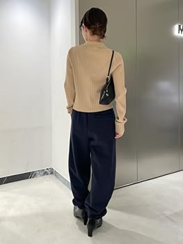 Amazon | [ミースロエ] ワイドリブニットカーデ MWND251037 レディース  