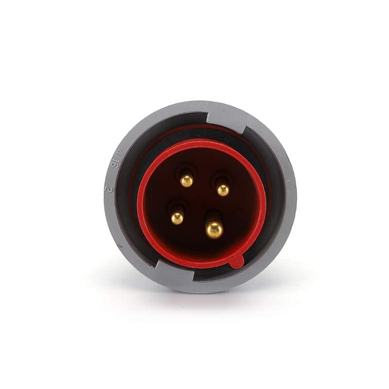 IEC60309 Waterproof CEE Industrial Connector Plug 4Pin 16A 380V-415V 3P+E IP67