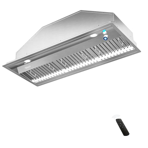 EKON 900CFM Range Hood Insert, Ducted/Ductless Built-in Range Hoods with Remote/4 Speeds Touch...