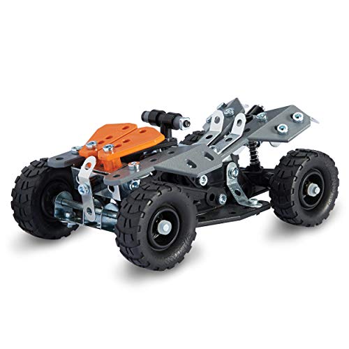41fqMtXitQL MECCANO - 4X4 SUV DE Course 10 MODÈLES - 10 Modèles Différents de Véhicules A Construire avec Direction et Suspensions - 225 Pièces Et 2 Outils - Jeu de Construction - Jouet Enfant 8 Ans et +