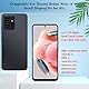 YHX-OU 6.67’’ Schwarz + Rahmen Display Für Xiaomi Redmi Note 12 4G 23021RAAEG 23021RAA2Y 23027RAD4I 23028RA60L LCD Display Touchscreen Ersatz Bildschirm mit Werkzeug + 1 Stück Schutzfolie