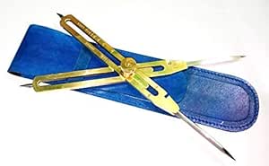 Diviseur Proportionnel En Laiton Antique - Instrument De Dessin Technique Scientifique, Période Pré-1800