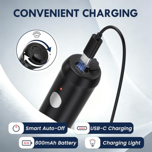 SIMPLETASTE Rechargeable Handheld Milk Frother Wand Drink Mixer for Coffee - image 2