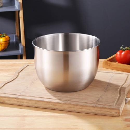 Tazón mezclador de acero inoxidable HANABASS 21 cm con tapa miniatura 5