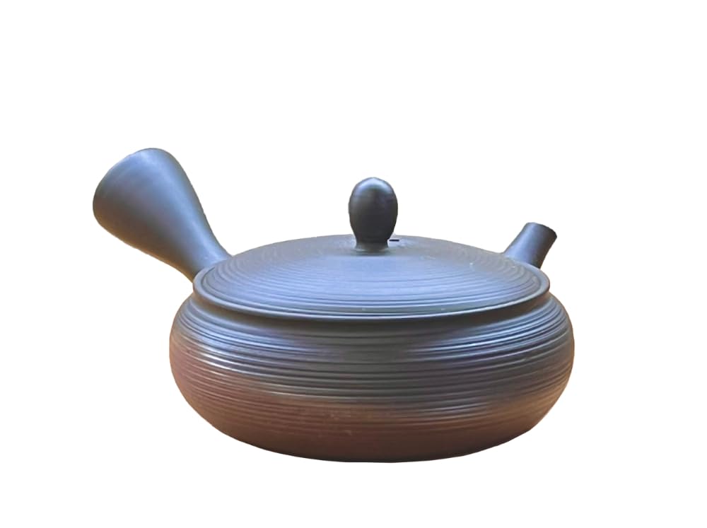 Amazon.co.jp: 玉光陶園 火窯変平型千段 急須 : ホーム＆キッチン