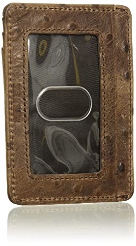 Nocona Men's Brown Ostrich Magnet Money, Brown, One Size2