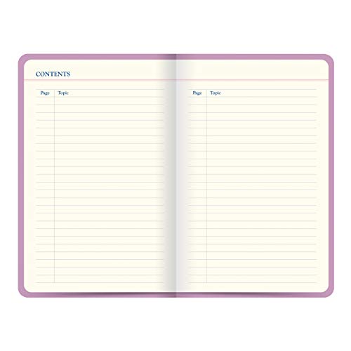 Journal de voyage Letts Icon rose carnet de notes papier crème - 7
