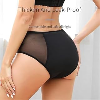 Ultradries Leakproof Underwear, Comfyguard Pelvic Floor Support Leak-Proof Underwear, Comfyguard Leakproof Briefs for Over 60 (3PCS-Black,4XL)