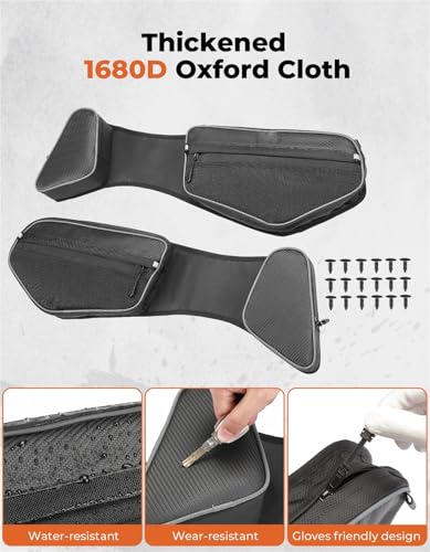Sac de rangement latéral UTV accessoires Commander Max 2021 sacoche Oxford 1680D - 6