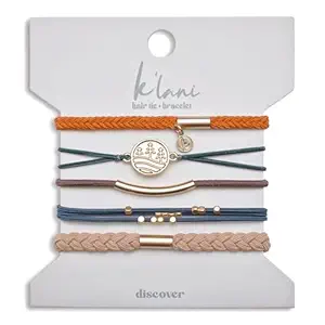 K'lani Hair Tie Bracelets for Women - Elastic Hair Bands That Double as Stylish Jewelry - Discover - Medium