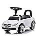 DEVESSPORT - Correpasillos - Mercedes C63 AMG Coupe - Ideal para bebés de 1 a 3 años - Blanco
