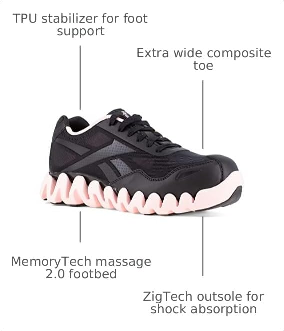 Image of Reebok Work Zig Pulse Work Composite Toe Women's Oxford