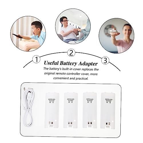 Adaptador de batería Kombiuda para evitar cortes en consola con base de carga 5