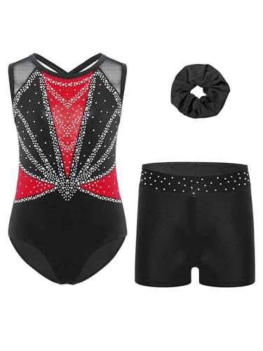 Costume ballet avec short ensemble de danse pour fillette au club