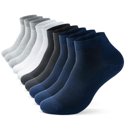 Chaussettes courtes pour basket et running TIBISI en coton respirant 43-46