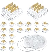 20/40 Pezzi Connettori A 4 Pin Maschio/Femmina Per Strisce LED RGB 3528 5050 – Cavo