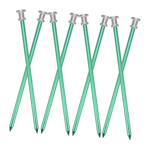 ERINGOGO 8 Stück Teiliges Aluminium Zeltheringe Leicht und Robust Sturmsichere Erdanker für Camping Zelt und Pavillon Outdoor Zubehör Einfache Handhabung und Hohe Zufällige Farbe