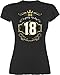 18. Geburtstag - Achtzehnter Prinzessin Mädchen 2004 - M - Schwarz - Geburtstag 18 mädchen - L191 - Tailliertes Tshirt für Damen und Frauen T-Shirt