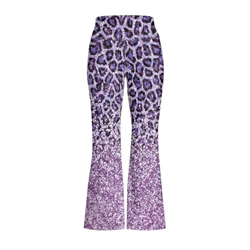 Girls Yoga Pants 5-14 Girls Flared Leggings Kids Yoga Pants Bell Bottom Leggins High Waisted Bootcut Sweatpants