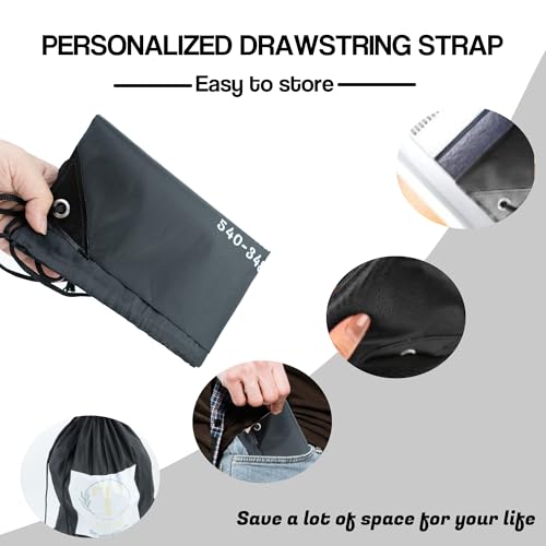 Custom Drawstring Backpacks Bulk 30/100/1000PCS Personalized Drawstring Sports Bags with Your Logo/Text/Name, Customize Nylon Bag Large Capacity Sports Storage Travel Backpack for Women Men 5