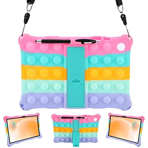 Kinder Hülle, Upkey Samsung Galaxy Tab A8 Hülle 10.5'' 2022 SM-X200/X205/X207, Push-Pop-Fidget-Spielzeug Hülle Cover