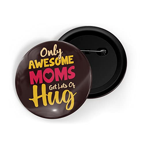 Image of dhcrafts Pin Badge Multicolor Family Glossy Finish Design Pack of 1 (58mm)