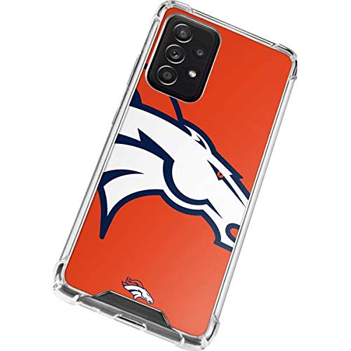Skinit Clear Phone Case Compatible with Galaxy A52 5G - Officially Licensed NFL Denver Broncos Large Logo Design