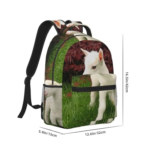 Sac à dos imprimé chèvre EdWal original avec grand compartiment ordinateur - 2