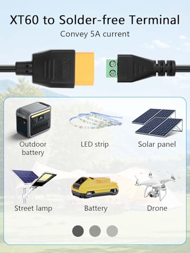 محول طرفي XT60 ذكر الى 2 دبوس من اكسيبزي