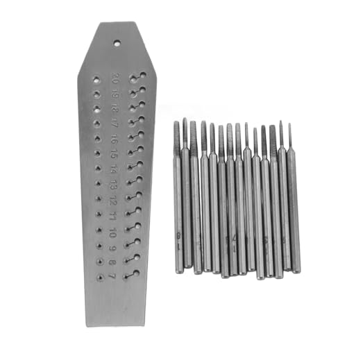 Opiniones y reviews de Fabricación de relojes los preferidos por los clientes. 41 GOWENIC Juego de Machos y Matrices de 14 Piezas, Troqueles de Grifo para Joyeros y Relojeros de 0,7 Mm a 2 Mm para Reparación de Relojes y Fabricación de Joyas