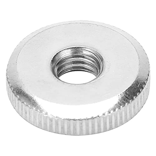 10 Stück Rändelmuttern, M8 Runde Flache Rändelmuttern Hand Twists Kohlenstoffstahl Einschichtige Kopf Konector Lock Einstellmuttern