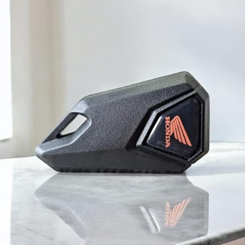 Image of Flip Key for Honda Hornet, Shine, Hiness, Unicorn Bike (Orange) - bs4 Models only
