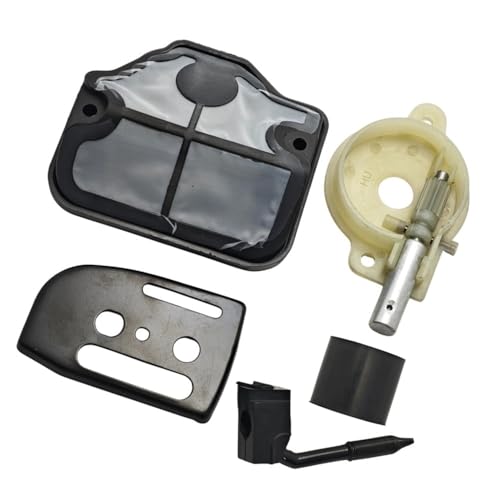 Placa de bomba de aceite y repuestos para motosierra compatible con admisión 2