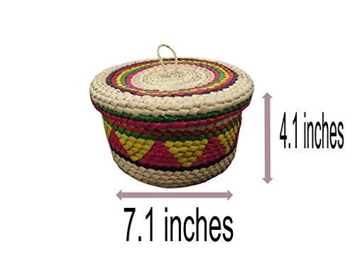 Pack de 1 Cesta de Palma Mexicana y 1 Servilleta de Tela miniatura 2