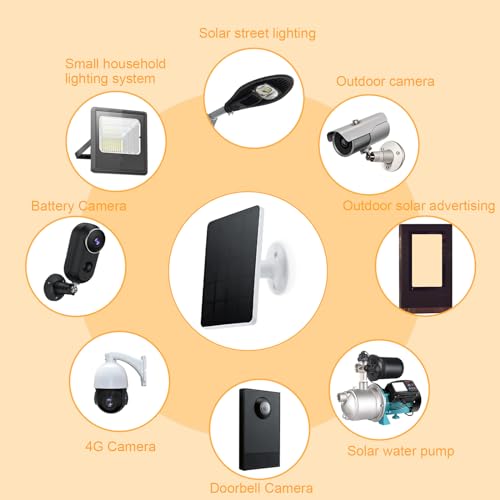 Panel solar de 10W resistente al agua con rotación 360 para cámara IP 4