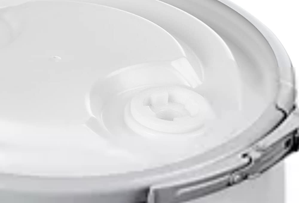 Get the Sturdy and Secure Storage Solution You Need - Store your solids securely with the 30 Gal Plastic Drum Open Top lever-lock ring