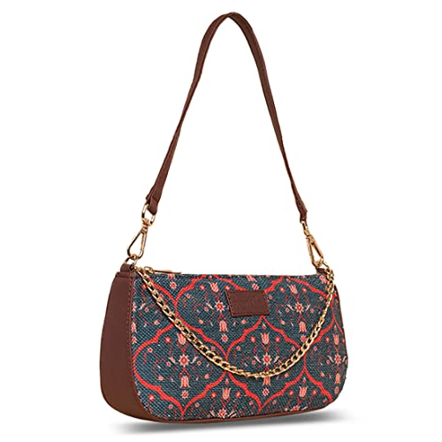 Image of ZOUK Baguette Bag | Crossbody Bags for Women | Women's Handbags | Stylish Sling Bag for Woman | Vegan Leather Evening Bag | Travel & Office Use | Purse and Wallet