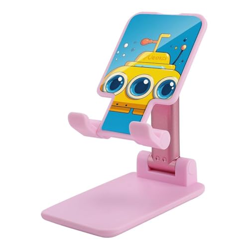 Support de téléphone portable pliable sous-marin jaune bureau Android