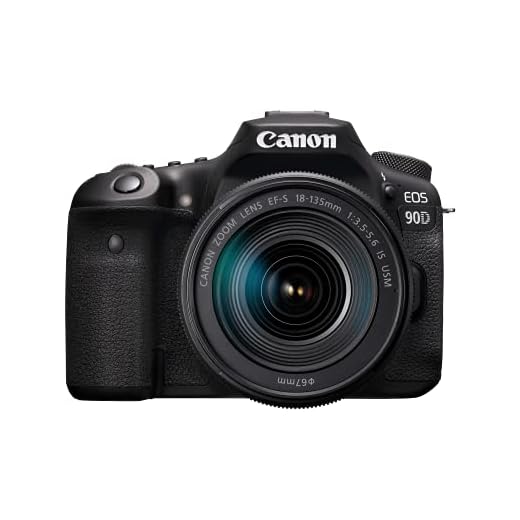 Canon EOS 90D Digital SLR Camera with 18-135 is USM Lens [Black]